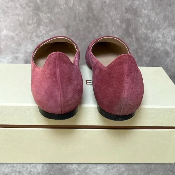 M.Gemi The Stellato Sacchetto -Suede Leather Flats in Chianti - Size 7.5 US - Picture 4 of 11